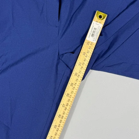 New York & Company Crosby Slim Leg Pants Slacks Blue Stretch 18 Average NWT - Picture 9 of 11